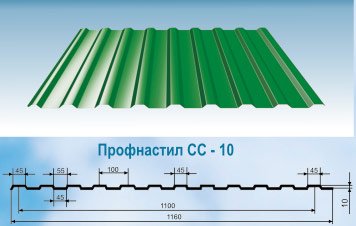 Профнастил СС10