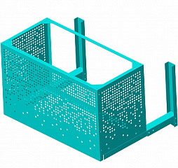 Корзина для кондиционера на вентилируемый фасад