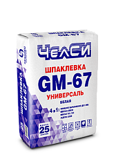 ШПАКЛЕВКА ГИПСОВАЯ БЕЛАЯ ЧЕЛСИ-УНИВЕРСАЛЬ GM-67