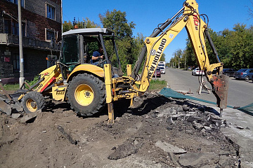 Вскрытие асфальтобетонных покрытий